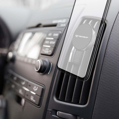 Magnetický držiak do auta Techsuit S9, Univerzálny, Strieborný