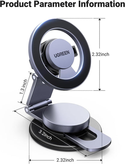 Magnetický držiak do auta UGREEN LP865, Univerzálny, Čierny