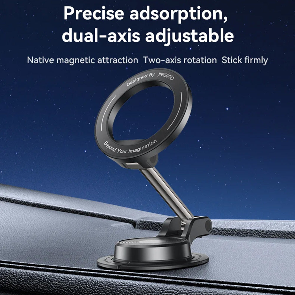 Yesido C218 Magnetic Car Holder, Universal, Black