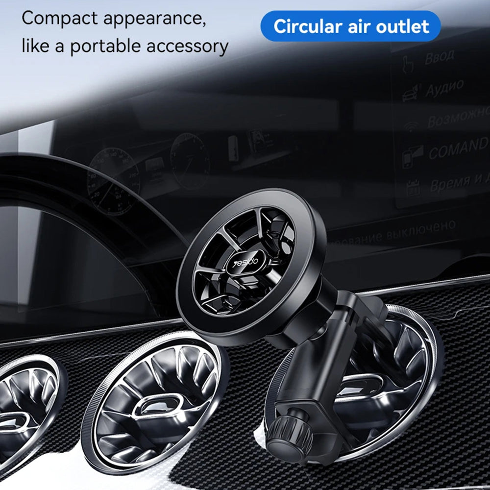 Yesido C221 Magnetic Car Holder, Universal, Black