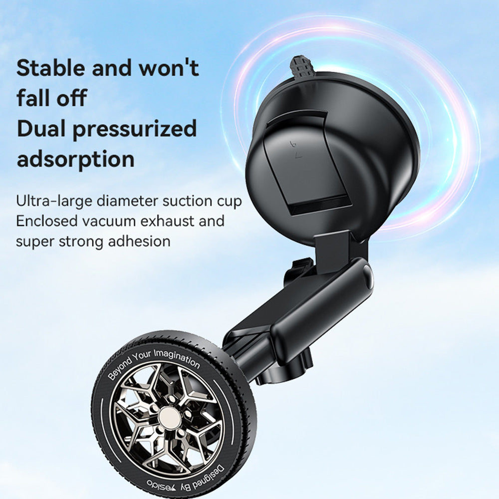 Magnetický držiak do auta Yesido C266, Univerzálny, Čierny