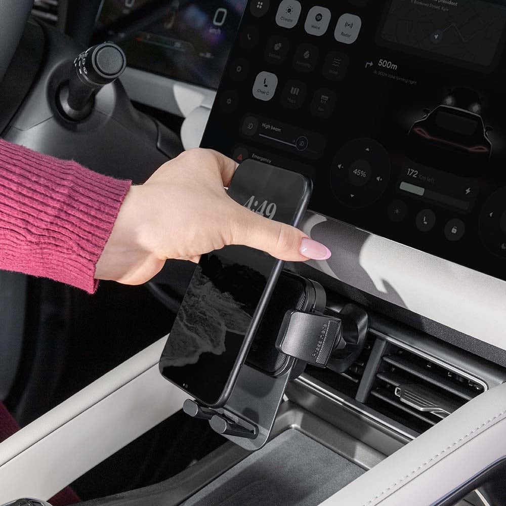 Auto držiak Proove Crystal Clamp, 4.7inch - 6.9inch, Čierny CHCC00000001