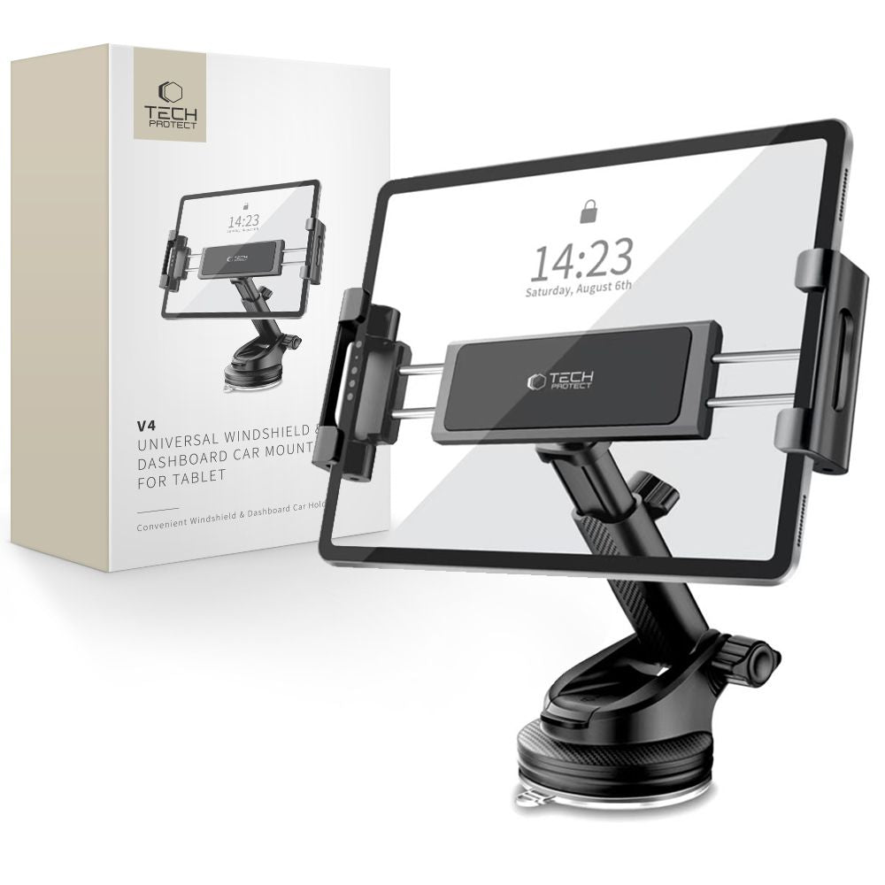 Auto držiak Tech-Protect V4 pre tablet, 141mm - 280mm, Čierny