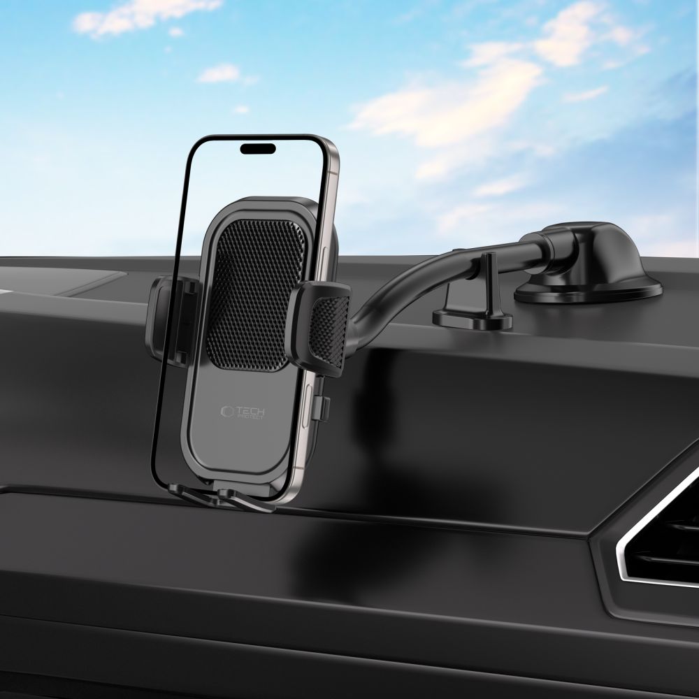 Auto držiak Tech-Protect V8-2 2in1, Univerzálny, Čierny