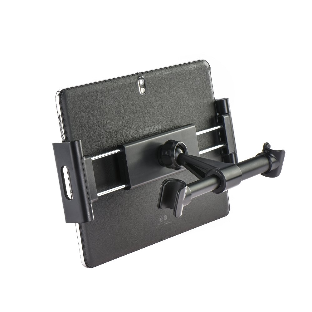 Držiak na opierku hlavy do auta Baseus BackSeat pre telefón / tablet, 4,7 palca - 12,9 palca, čierny, znovu zabalený SUHZ-01