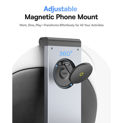 Magnetický držiak na opierku hlavy do auta Baseus MagPro II, Univerzálny, Čierny C40272901121-00
