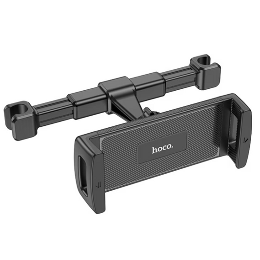 Auto držiak na opierku hlavy HOCO CA121 pre telefón / tablet, 4.7inch - 10.5inch, čierny