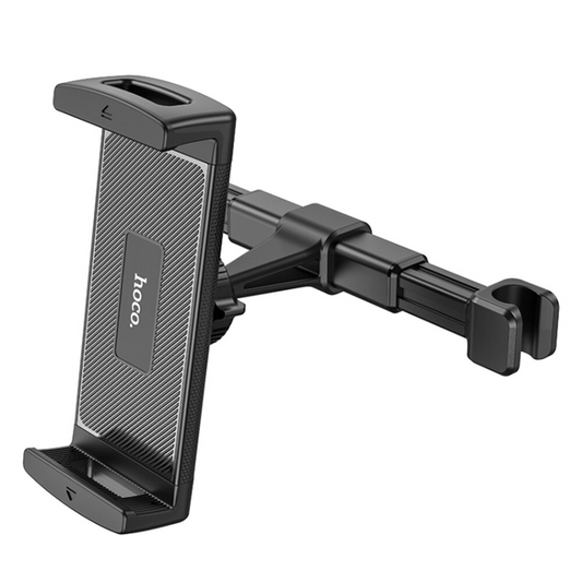 Auto držiak na opierku hlavy HOCO CA121 pre telefón / tablet, 4.7inch - 10.5inch, čierny