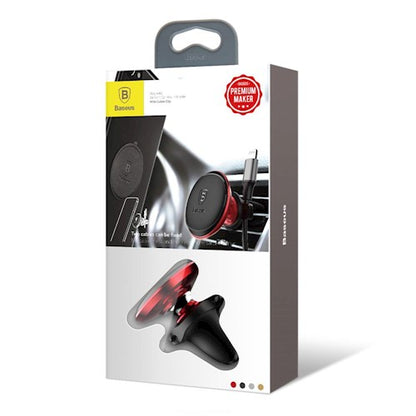 Magnetický držiak do auta Baseus Air Vent, Univerzálny, Červený SUGX-A09