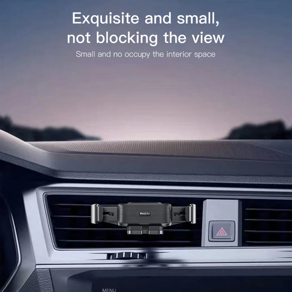 Auto držiak Yesido C166, 4.7inch - 7inch, Čierny