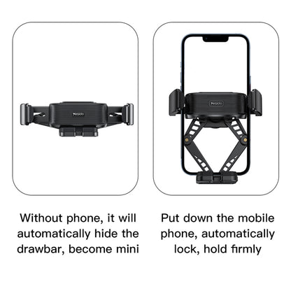 Auto držiak Yesido C166, 4.7inch - 7inch, Čierny