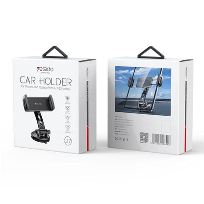 Auto držiak Yesido C171, 4.7inch - 12inch, Čierny