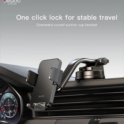 Auto držiak Yesido C172, 4inch - 7inch, Čierny