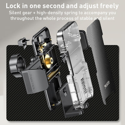 Auto držiak Yesido C172, 4inch - 7inch, Čierny