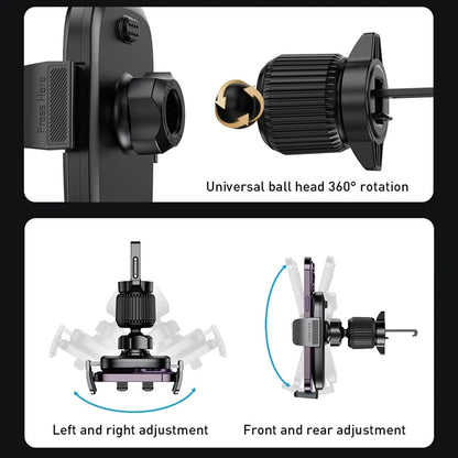 Auto držiak Yesido C241, 4.7inch - 7.2inch, Čierny