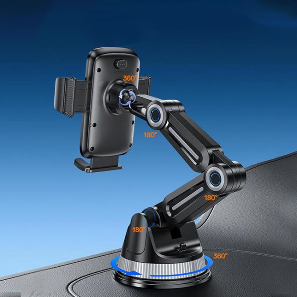 Auto držiak Yesido C275, 4.7inch - 7.2inch, Čierny