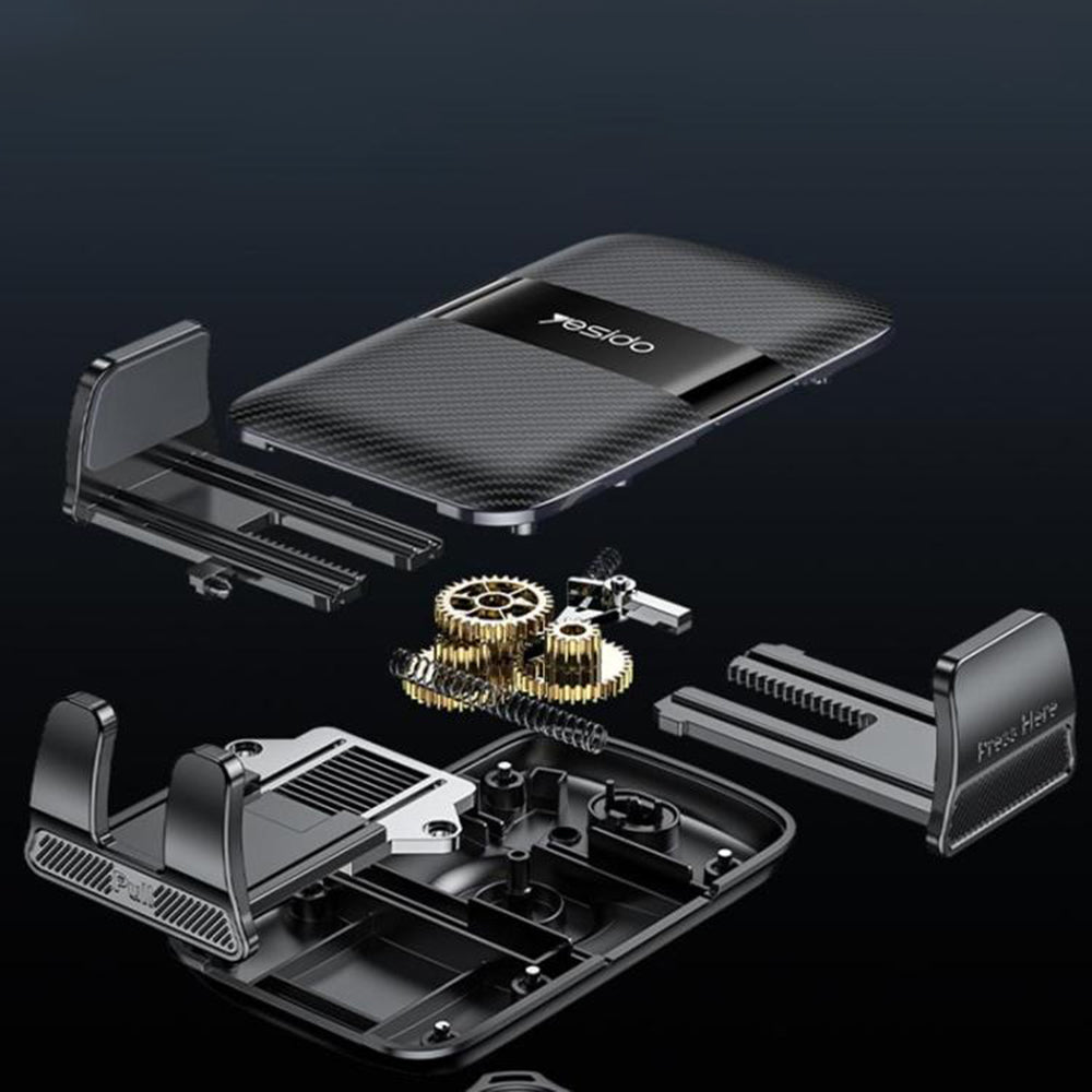 Auto držiak Yesido C275, 4.7inch - 7.2inch, Čierny