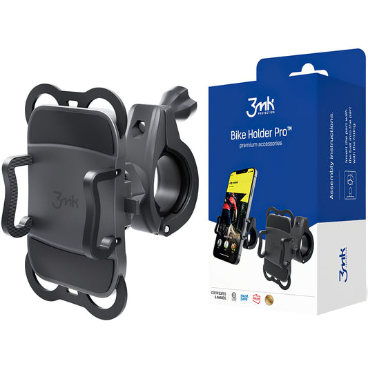Držiak na bicykel 3MK Holder Pro, univerzálny, čierny