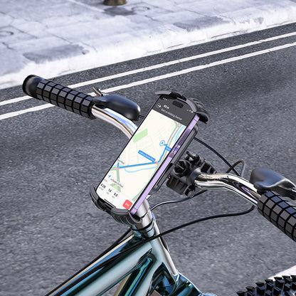 Držiak na bicykel Borofone BH105 Basalt, 4.7inch - 7inch, Čierny