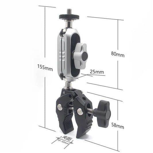 Držiak na bicykel pre športovú kameru Techsuit JX-006 pre GoPro, čierny