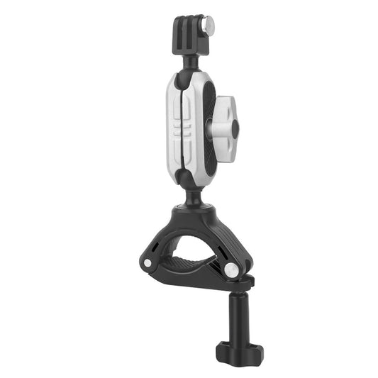 Držiak na bicykel pre športovú kameru Techsuit JX-008 pre GoPro, sivý