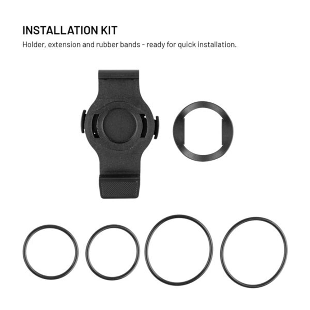 Držiak na bicykel Fixed pre Garmin Watch 22mm / Edge Computer, Čierny