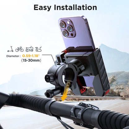 Držiak na bicykel Joyroom JR-ZS266, 4.7inch - 7inch, Čierny