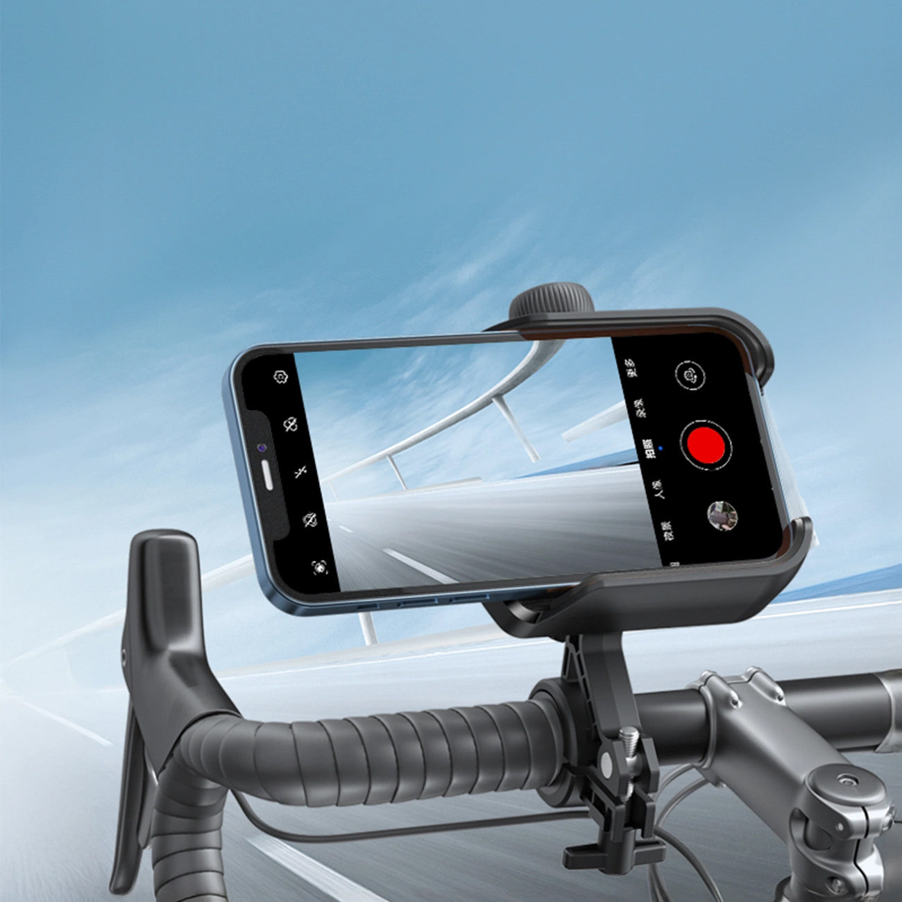 Držiak na bicykel motocykel Joyroom JR-ZS431, 4.7inch - 7inch, čierny