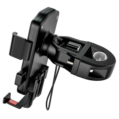 Držiak na bicykel a motorku HOCO CA73, 4,5 palca - 7 palcov, čierno-červený