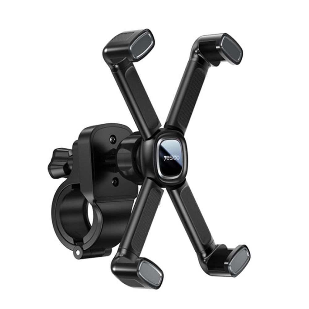 Držiak na bicykel Yesido C191, 4.5inch - 6.8inch, Čierny