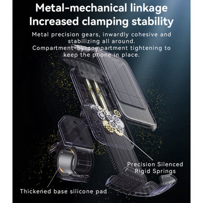 Držiak na bicykel Yesido C249, 4.8inch - 7.2inch, Čierny