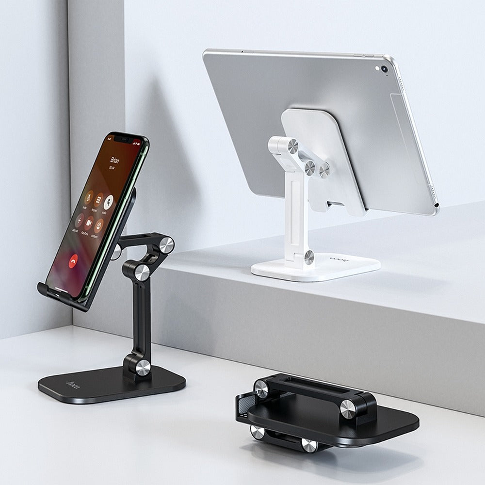 Stolový držiak HOCO Excelente PH34 pre telefón / tablet, 4,7 palca - 13 palcov, čierny