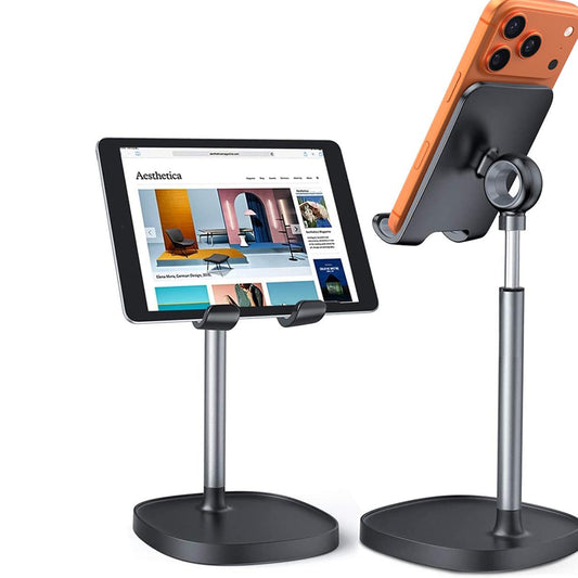 Stojan na stôl Lisen Mechanical pre telefón / tablet, 4inch - 10inch, čierny YL0421030004
