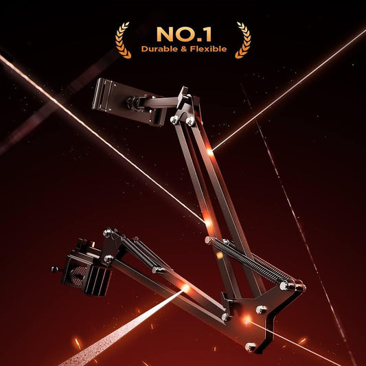 Stojan na stôl Lisen pre telefón / tablet, 4.7inch - 12.9inch, čierny YL0223060007