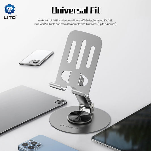 Stojan na stôl Lito LT-H01, Univerzálny, Sivý