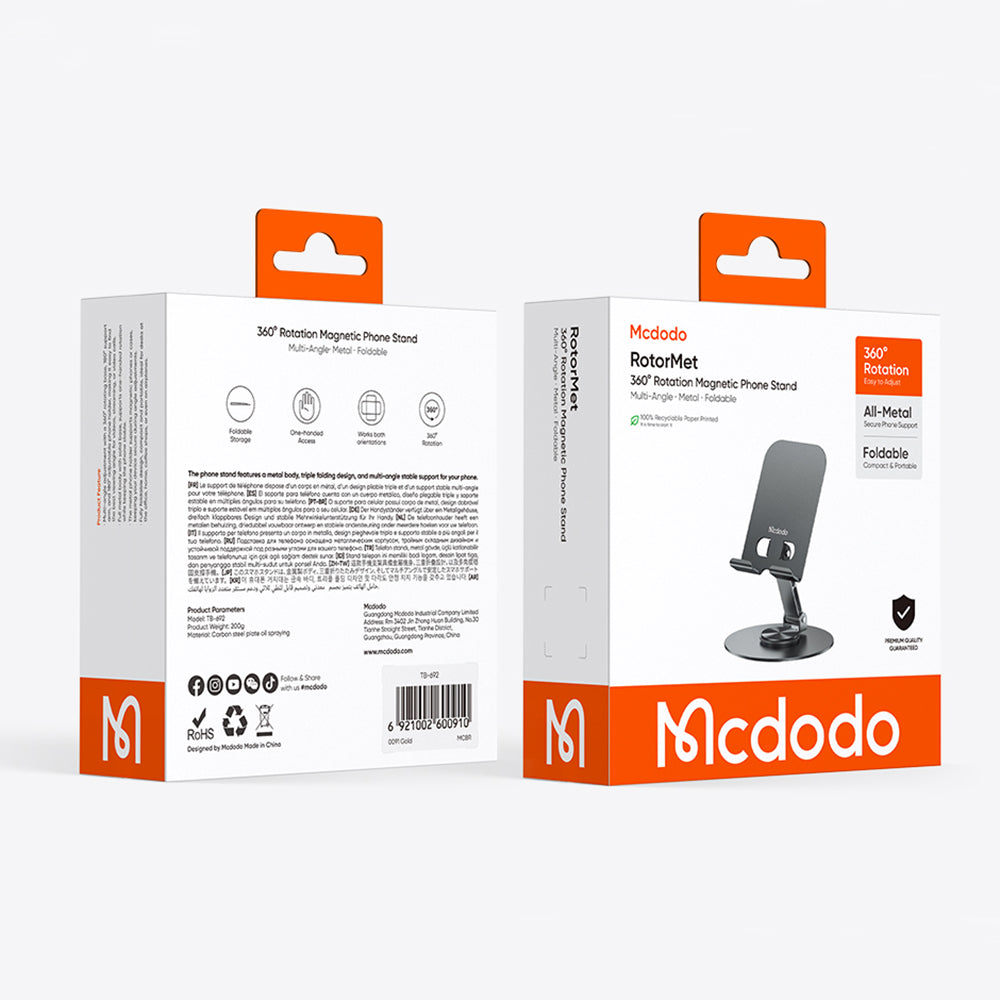 Stojan na stôl McDodo TB-6920, sivý