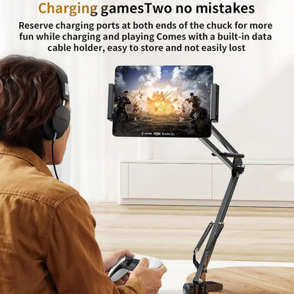 Stojan na stôl Yesido C296, 4 palce - 12.9 palca, Čierny