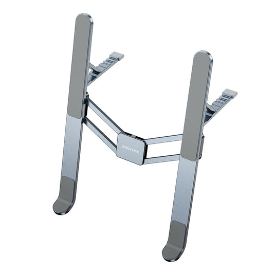 Podstavec Borofone BH117 Graceful pre laptop max. 15.6inch, Sivý