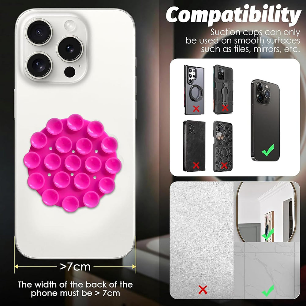 Podpora s prísavkami Techsuit SG-CUP, Zelená