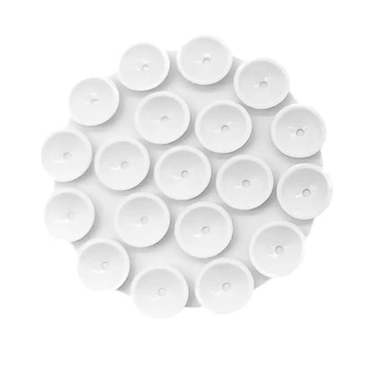 Podpora s prísavkami Techsuit SW-CUP, Biela