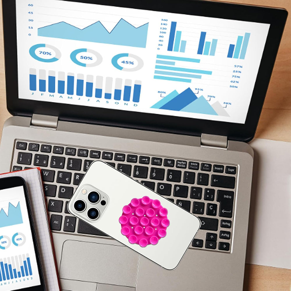 Podpora s prísavkami Techsuit SW-CUP, Biela