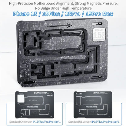 Magnetický pracovný držiak PCB QIANLI pre Apple iPhone 15 Series