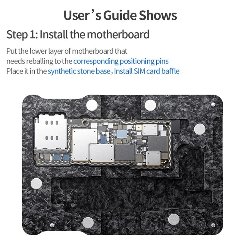 Magnetický pracovný držiak PCB QIANLI pre Apple iPhone 15 Series