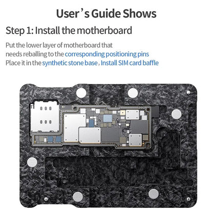 Magnetický pracovný držiak PCB QIANLI pre Apple iPhone 15 Series