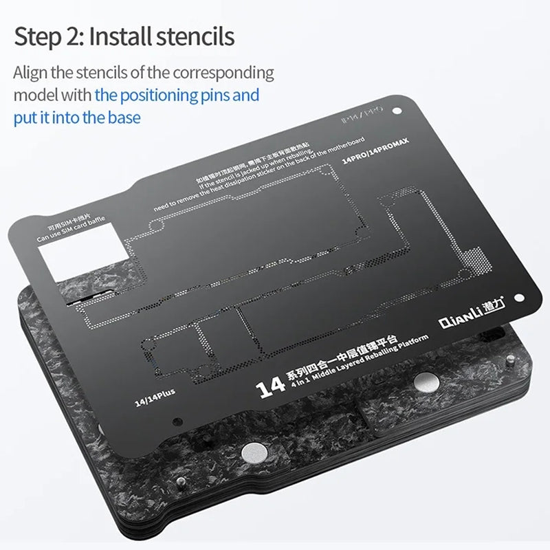 Magnetický pracovný držiak PCB QIANLI pre Apple iPhone 15 Series