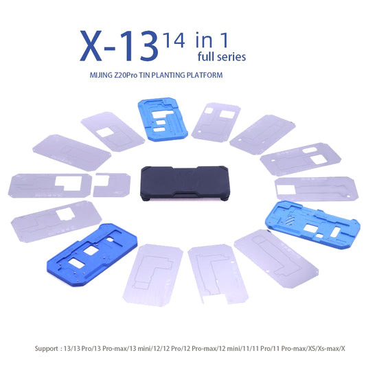 Pracovný stojan na reballing Mijing Z20 Pro pre Apple iPhone X - 13 Pro Max Series