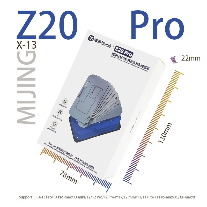 Mijing Z20 Pro Reballing Work Support for Apple iPhone X - 13 Pro Max Series