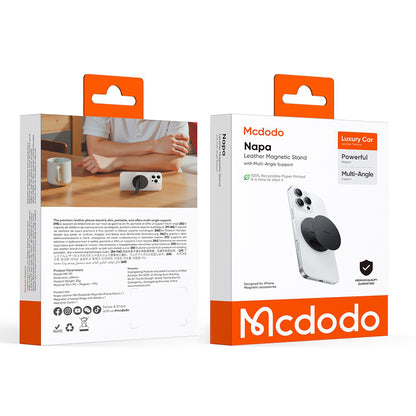 Podpora prsteňa McDodo MR-7910, Univerzálna, Čierna