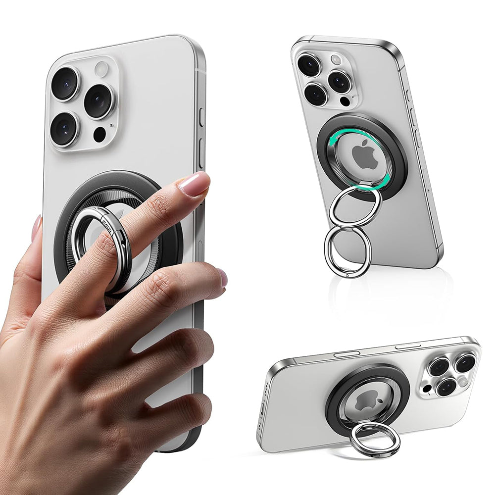 Držiak na prsteň ESR HaloLock, čierny