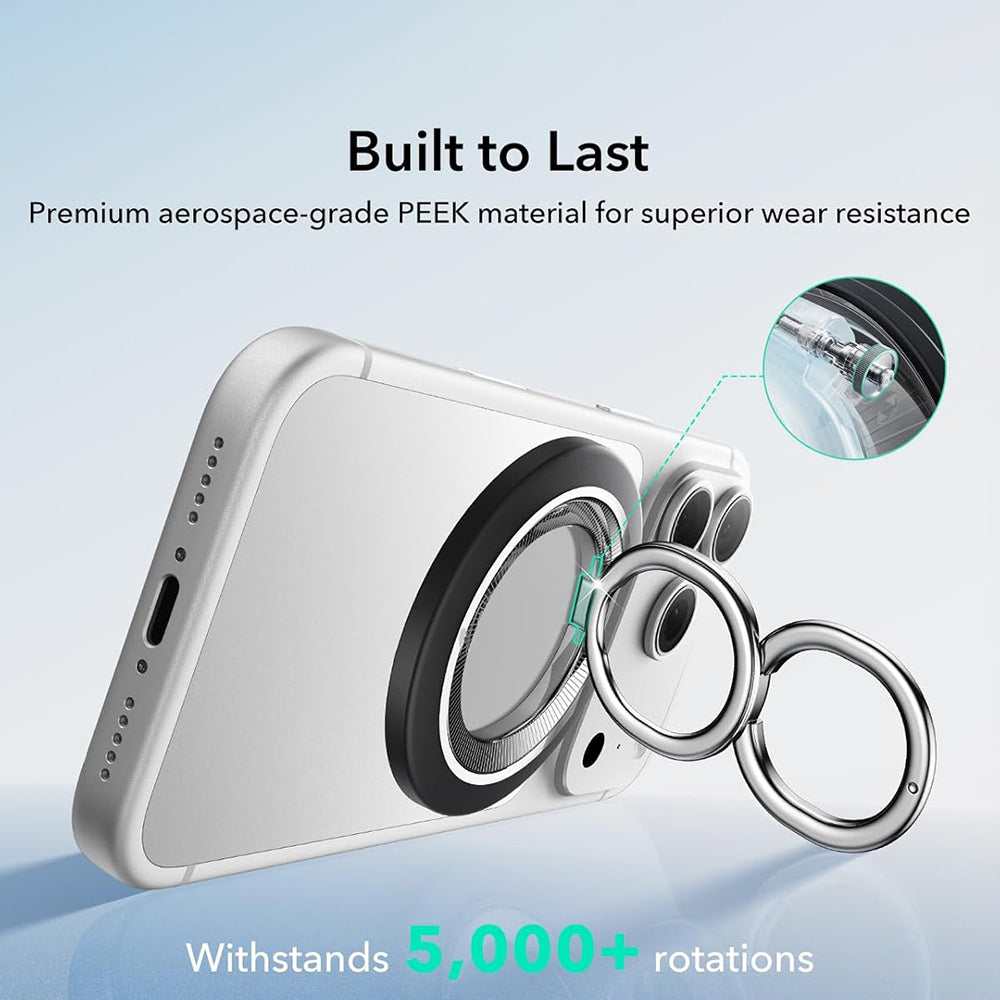 Držiak na prsteň ESR HaloLock, čierny